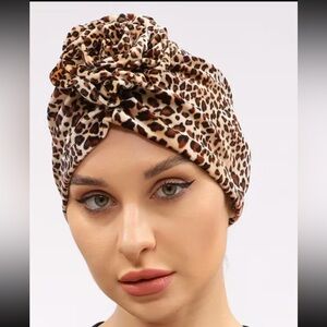 Leopard Print Head Wrap